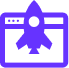 Landing pages icon